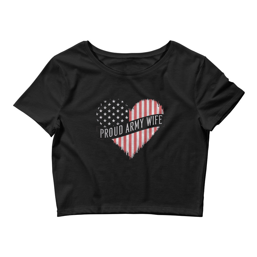 Proud Army Wife - Official Crop Top