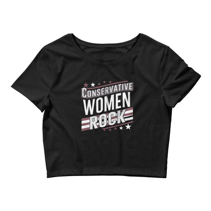 Conservative Women Rock - Official Crop Top